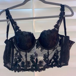VICTORIAS SECRET LACE CORSET BRALETTE TOP